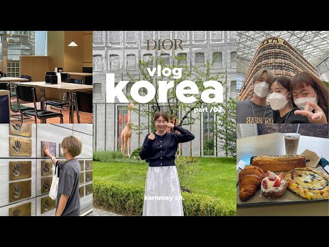(eng) KOREA vlog pt.02 ช้อปเสื้อผ้าหน้าร้อนที่เกาหลีฮงแด/อีแด, คาเฟ่ซองซู, ไฮทัช SM ทิพย์! / KARNMAY